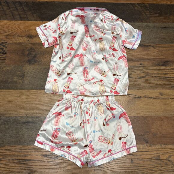 Western Cowboy Boot Pajama Set - Picture 4 of 5